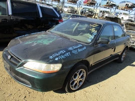 1998 HONDA ACCORD LX GREEN 2.3L VTEC AT A16487